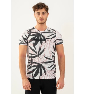 Maraton Regular Erkek Bisiklet Yaka Beyaz T-shirt