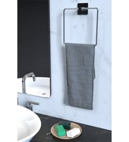 Kalite Kare Yapışkanlı Gümüş Havluluk Banyo Pratik Askılık