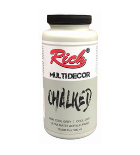 Rich Multi Decor Chalked Akrilik Boya 500 cc. 4598 COOL GREY 