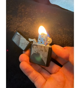 Resimli Zippo Çakmak - Kişiye Özel Yazılı Harika Hediye
