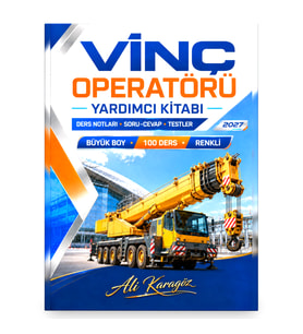 VİNÇ OPERATÖRÜ YARDIMCI KİTABI – 100 ÜNİTE, 100 DERS, 1030 SAYFA, RENKLİ BÜYÜK BOY