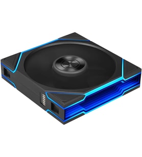UNI FAN TL FLEX Kablosuz FAN, ARGB - Reverse Blade Ters Kanatlı 120mm, siyah, kumandalı 3'lü paket
