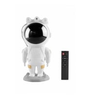 Mey İthalat® Projeksiyon Astronot Lamba Speaker Sevimli Astronot Bluetooth Hoparlör