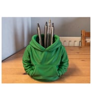 Alvera Kapüşonlu Sweatshirt Kalemlik – 3D Baskı Masaüstü Organizer-Yeşil