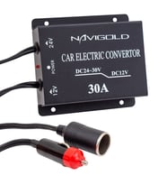 Navigold 24 Volt DC 12 Volt DC 30 Amper Çakmak Girişli Oto Konvertör 24 Volt 12 Volt Düşürücü Dönüştürücü