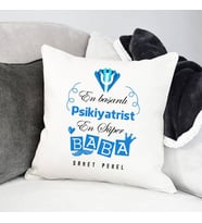 Kişiye Özel Psikiyatrist Babalara Hediyelik Yastık