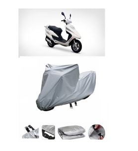 Asya Efsane Eco 100  Gri Motosiklet Brandası ARKA ÇANTA UYUMLU DEĞİLDİR
