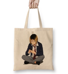 Haikyuu Kenma Kozume Bez Çanta Uzun Saplı