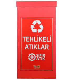 Geri Dönüşüm Kutusu - Atık Kutusu (TEHLİKELİ ATIKLAR)