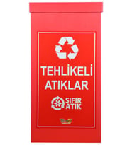 Geri Dönüşüm Kutusu - Atık Kutusu (TEHLİKELİ ATIKLAR)