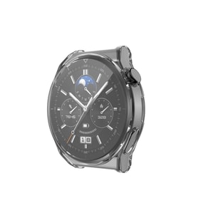 Huawei Watch GT 3 Pro 46mm Uyumlu Zore Watch Gard 02 Koruyucu Silikon (Renksiz)