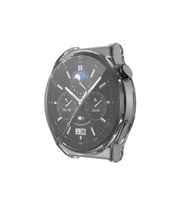 Huawei Watch GT 3 Pro 46mm Uyumlu Zore Watch Gard 02 Koruyucu Silikon (Renksiz)