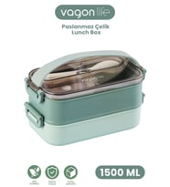 1500 ML Bento Lunch Box Ofis-Okul İçin Sefer Tası