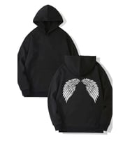 Kanat Kapşonlu Sweatshirt
