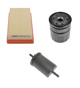 Bosch Filtre Bakım Seti Citroen C4 1.2 THP Benzinli 2014+ 130 Beygir Hava + Yağ f. + Yakıt Filtre Bosch