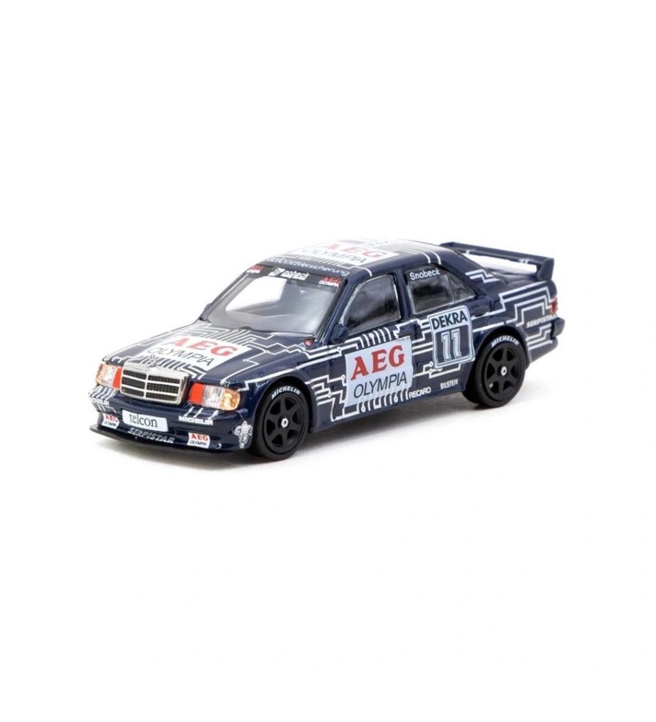 Tarmac Works Mercedes Benz 190 E 2.5 16 EVO 1 DTM 1989 1/64 Model