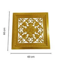 Led Döşenebilir Asma Tavan Uyumlu 60x60 Dekoratif Tavan Paneli (Altın)