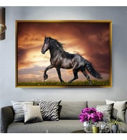 Altın Çerçeveli dekoratif tablo l732 (Gold)