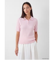LCW EVERYDAY Pembe Polo Yaka Kadın Triko Kazak