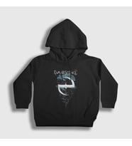 Presmono Unisex Çocuk Siyah Logo V3 Evanescence Kapüşonlu Sweatshirt 383872tt