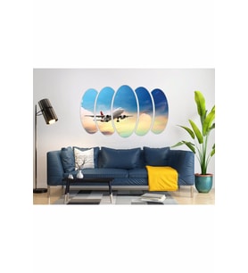 UÇAK GÖKYÜZÜ MDF TABLO-1328