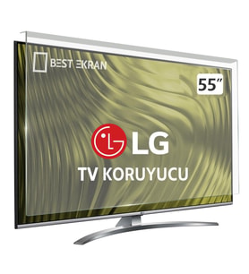 LG 55SK8100PLA TV EKRAN KORUYUCU - Lg 55" inç 139 cm Ekran Kırılmaz Koruyucu 