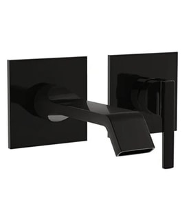 A4278239-Vitra - Suit Ankastre Lavabo Bataryası Sıva Üstü - Mat Siyah
