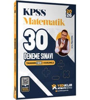 2026 KPSS Matematik 30 Deneme Sınavı Video Çözümlü Yediiklim