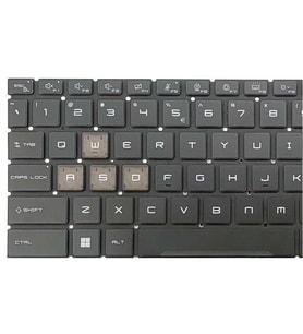 MSI Bravo 15 C7VFK Klavye Işıklı V1 (Mavi Işık) WASD