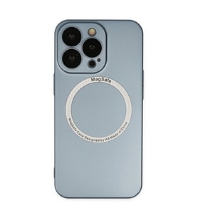 iPhone 13 Pro Kılıf Jack Magneticsafe Lens Silikon - Sierra Blue