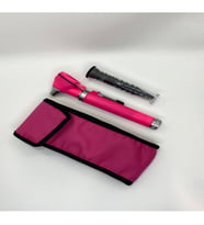 Fiber Optik otoskop ( pembe)