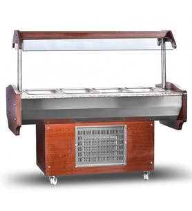 Dampak Orta Tip Soğutuculu Salad Bar 150 x 90 x 85 / 130 (cm)