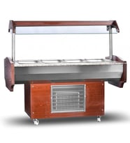 Dampak Orta Tip Soğutuculu Salad Bar 150 x 90 x 85 / 130 (cm)
