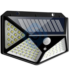 100 Led DIŞ Mekan Solar Aydınlatma Fotoselli Solar Lamba Hareket Sensörlü