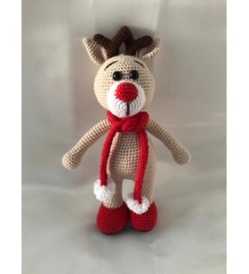 Geyik Bobo Amigurumi Organik Oyuncak