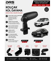 Skoda Octavia 2004 - 2013 / Yeti 2010 - 2017 Kolçak Kol Dayama Siyah