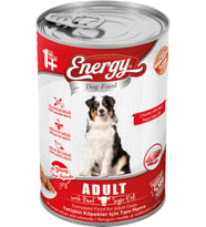 Energy Pet Food Energy Sığır Etli Yetişkin Islak Köpek Konserve Maması 415 Gram 80 Adet