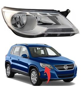 Vw Tiguan Sağ Far Komple 2008-2011 5N1941032R