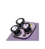 Apple iPhone 13 Pro Uyumlu Zore CL-12 Premium Safir Parmak İzi Bırakmayan Anti-Reflective Kamera Lens Koruyucu (Siyah)
