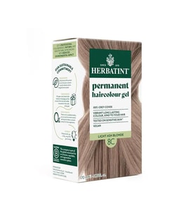 Herbatint Bitkisel Özlü Kalıcı Saç Boyası  Açık Küllü Kumral (Light Ash Blonde 8C) 170 ml