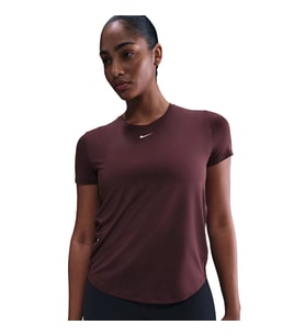 Nike W NK ONE CLASSIC DF SS TOP WT Bordo Kadın T-Shirt IB9408-652