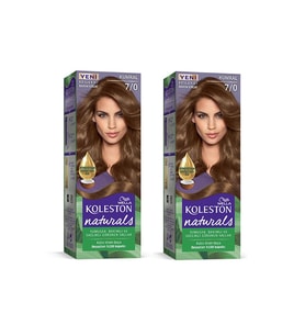 Naturals Saç Boyası Kumral 7/0 2x Paket