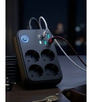 Akım Korumalı Uzatma Prizi 4 USB 2 Type C Dayanıklı ve Güvenli Tasarım