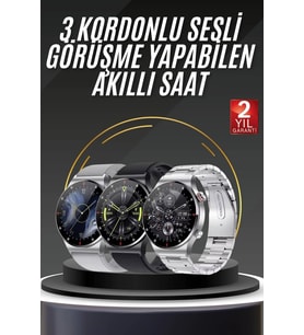 Akıllı Saat Adımsayar Nabız Ölçer Titreşim Özellikli Çağrı Cevaplama Sosyal Medya