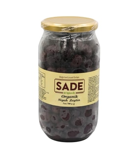 SADE ORGANİK SİYAH ZEYTİN 700 GR.