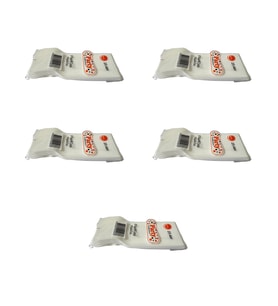 Plastik Çatal Beyaz Renkli Parti Piknik Davet Doğum Günü Çatalı - 18 Cm. - 25 Adetlik 5 Paket
