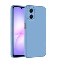 Samsung Galaxy A07 Kılıf Biye Yumuşak Silikon Case (Mavi)