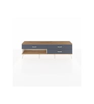 Arges TV Ünitesi 3 Çekmeceli  176x30x51 Aytaşı-Çam/Antrasit