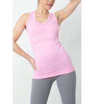 Sporcu  Unisex  Gym Seamless Dikişsiz T-shirt (Pembe)