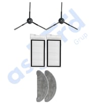 Roidmi Eve - Eve Plus Uyumlu 2 Yan Fırça 2 Filtre 2 Mop PKT-iasgf0000671